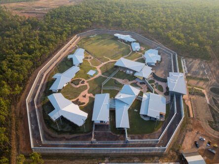 Aerial photograph of Darwin Youth Justice Complex
